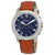 Fossil Grant Chronograph Navy Blue Dial Mens Watch FS5210