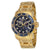 Invicta Pro Diver Chronograph Blue Dial 18kt Gold-plated Mens Watch 0073