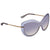 Ferragamo Grey Shield Ladies Sunglasses SF759S45656