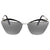 Miu Miu Grey Mirror Silver Cat Eye Ladies Sunglasses MU 54TS KJW7W1 64
