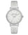 Anne Klein Silver Sunray Dial Ladies Watch 3379SVSI