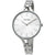 Calvin Klein Graphic Silver Dial Bangle Ladies Watch K7E23146