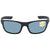 Costa Del Mar Whitetip Silver Mirror Polarized Plastic Rectangular Sunglasses WTP 01 OSGP