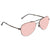 Gucci Pink Aviator Ladies Sunglasses GG0500S008