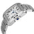 Cartier Tank Anglaise Automatic Silver Dial Stainless Steel Mens Watch W5310009