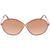 Tom Ford Rania Dark Brown Round Sunglasses FT0564 48G