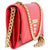Prada Leather Shoulder Bag- Red