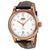 Oris Classic White Dial Rose Gold PVD Mens Watch 733-7594-4891LS