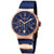 Ulysse Nardin Marine Blue Dial Automatic Mens Chronograph 18kt Rose Gold Watch 1532-150-3/43