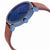 Movado Bold Blue Dial Brown Leather Mens Watch 3600520