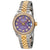 Rolex Lady Datejust Violet Stripe Diamond Dial Automatic Watch 279383VDJ