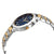 Anne Klein Navy Dial Ladies Two Tone Watch AK/1451NVTT