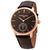 Frederique Constant SlimLine Moonphase Automatic Brown Dial Mens Watch FC-705C4S9