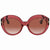 Tom Ford Rachel Brown Gradient Round Ladies Sunglasses FT0533 71F