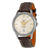 Longines Heritage Flagship Automatic Silver Dial Brown Leather Mens Watch L47954782