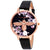 Olivia Burton 3D Bee Embroidered Black Dial Ladies Watch OB16EM02
