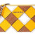 Michael Kors Zip Top Camera Cross-Body Bag- Yellow/Multi