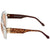 Roberto Cavalli Brown Mirror Rectangular Sunglasses RC1041 27G 58