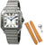 Cartier Santos De Cartier Medium Automatic Mens Watch WSSA0010