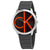 Calvin Klein Minimal Black Dial Mens Rubber Watch K3M211T3