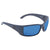 Costa Del Mar Blackfin Blue Mirror Polarized Plastic Rectangular Sunglasses BL 14 OBMP