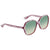 Gucci Green Square Ladies Sunglasses GG0092S 004 55