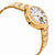Edox LaPassion Open Heart Silver Dial Ladies Gold Tone Watch 85025 37RM ARR