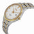 Seiko Classic White Dial Two-tone Mens Watch SGEG96