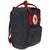 Fjallraven Kanken Mini Kids Backpack- Black-Ox Red