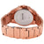 Guess Lady Frontier Quartz Crystal Rose Gold Dial Ladies Watch W1156L3