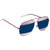 Dior Split Violet, Blue Mirror Aviator Unisex Sunglasses DIORSPLIT1 02T/8F 59