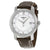 Tissot Bridgeport Quartz Silver Dial Brown Leather Mens Watch T0974101603800