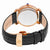 Charmex Eze Black Dial Black Leather Ladies Watch 6342