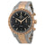 Omega Speedmaster Black Dial Chronograph Steel and 18kt Rose Gold Automatic Mens Watch 33120425101002