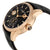 Ulysse Nardin Dual Time Black Dial 18kt Rose Gold Mens Watch 3346-126-92