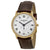 Frederique Constant Slim Line Silver Dial Gold-Plated Unisex Watch 235M4S5