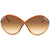 Tom Ford Liora Gradient Brown Ladies Sunglasses FT0528-50F