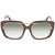 Tom Ford MARISSA Green Shaded Square Ladies Sunglasses FT0619-52P