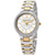 Anne Klein Silver Dial Ladies Two Tone Watch 1451SVTT