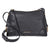 Michael Kors Crosby Medium Pebbled Leather Messenger Bag- Black