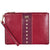 Michael Kors Medium Leather Zip Pouch- Red