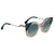 Fendi Waves Light Green Gradient Cat Eye Ladies Sunglasses FF 0240/S 35J/9K 47