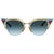 Fendi Blue Green Gradient Cat Eye Ladies Sunglasses FF0041/N/S 0C1E 52