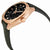 Gucci GG2570 Black Dial Rose Gold-tone Ladies Watch YA142407