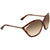 Tom Ford BELLA Gradient Brown Butterfly Ladies Sunglasses FT0529 53F