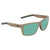 Costa Del Mar Slack Tide Green Mirror Polarized Glass Square Sunglasses SLT 248 OGMGLP