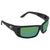 Costa Del Mar Permit Green Mirror Polarized Plastic Rectangular Sunglasses PT 11 OGMP