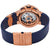 Ulysse Nardin Marine Blue Dial Automatic Mens Chronograph 18kt Rose Gold Watch 1532-150-3/43