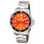 Deep Blue Master 1000 Automatic Orange Dial Watch MAS1KORGSUNBRACEL