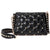 Valentino Rockstud Quilted Shoulder Bag- Black